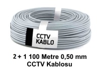OEM 100 METRE 2+1 (0,50)CCTV KABLO 100mt   100metre